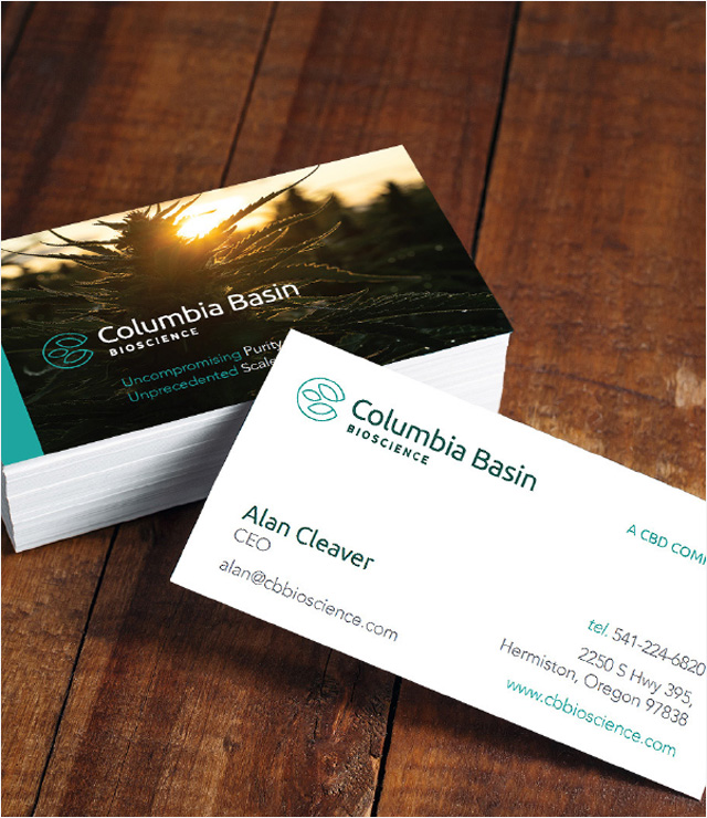 Columbia Basin Bioscience Business Cards